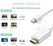 Ugreen Mini Displayport Hdmi Dönüştürücü Kablo 3 Metre - 2