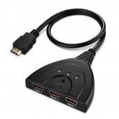3 Port Kablolu Hdmi Switch Çoklayıcı Çoğaltıcı Splitter - 7