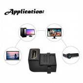 Hdmi Dişi / Dişi Adaptör 90 Derece - Panel Tipi - Hdmi Uzatma L - 4