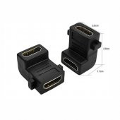 Hdmi Dişi / Dişi Adaptör 90 Derece - Panel Tipi - Hdmi Uzatma L - 5