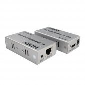 Hdmi Uzatma Extender 60 Metre 4K Destekli Ethernet Üzerinden thumbnail 2
