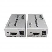 Hdmi Uzatma Extender 60 Metre 4K Destekli Ethernet Üzerinden thumbnail 5