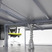 Masa Altı Kablo Toplayıcı - Dinazor Omurga Kablo Kanalı - Beyaz (519130368) thumbnail 4