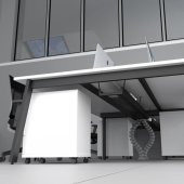 Masa Altı Kablo Toplayıcı - Dinazor Omurga Kablo Kanalı - Beyaz (519130368) thumbnail 5