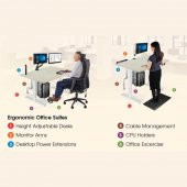 Masa Altı Kablo Toplayıcı - Dinazor Omurga Kablo Kanalı - Beyaz (519130368) thumbnail 7