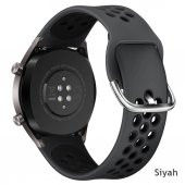 Huawei Watch Gt Gt2 46 Mm Spor Renkli Silikon Kordon Kayış (519130175) - 3