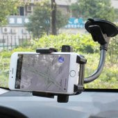Araç Içi Yaylı Telefon Tutucu 360 Derece Dönebilen Vantuzlu 519130138 - 1