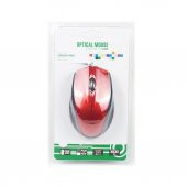 Kablolu Usb Optik Mouse 1600 Dpi Optic Maus Fare - Kırmızı 519129410 - 4