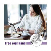 Masaüstü Katlanabilir Tablet ve Telefon Tutucu 2 Kademeli Stand - 5