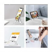 Masaüstü Katlanabilir Tablet ve Telefon Tutucu 2 Kademeli Stand - 12