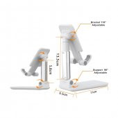 Masaüstü Katlanabilir Tablet ve Telefon Tutucu 2 Kademeli Stand - 11