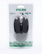 Wozlo G-109-E 1600 DPI Ergonomik USB Optik Kablolu Mouse thumbnail 1