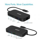 Fideco Type C To 4K Hdmi Gigabit Ethernet Usb 3.0 Hub 9 In 1 (519128014) - 2