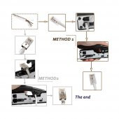 Çok Fonksiyonlu Rj45 Çakma Pensesi 6P 8P Cat7 Cat6 Çakma Pensesi - 8