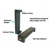 Genişletilebilir Kelepçe Telefon Tutucu 7 Inç Akıllı Telefon 519126936 - 6