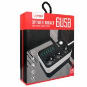 Ldnio SE3631 6xUsb Çıkışlı 3lü Akım Korumalı Priz 2 Metre Siyah - 4