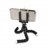 Mini Ahtapot Tripod Iphone Huawei Samsung Xiaomi Sony Asus Siyah - 1
