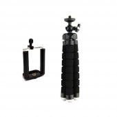 Mini Ahtapot Tripod Iphone Huawei Samsung Xiaomi Sony Asus Siyah - 3