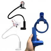 Masaüstü Akrobat Gövdeli Kıskaçlı Telefon Tutucu Mavi 518962502 - 3