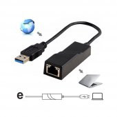 Wozlo Usb 3.0 Gigabit Ethernet Kartı Adaptör 1000 Mbps Realtek Chipset - 4