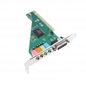 Wozlo 4 Kanal 5.1 Surround 3D PCI Ses Kartı thumbnail 2