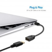 Mini Displayport Erkek To Displayport Dişi Çevirici 4K Kablo Araç - 5