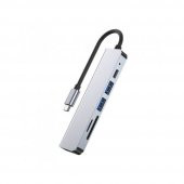 6 In 1 Type C To Hdmı / 2 USB 3.0- USB-C Pd- Sd Tf Çevirici Kablo - 4