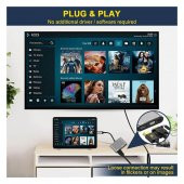 Type-C To 4K Hdmi Vga Usb 3.0 Otg Audio Ses Çevirici Kablo 5 In 1 (518947659) - 5