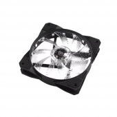 12Cm Kasa Fanı 3D 15 Led Rgb Soğutucu Fan Sessiz Renkli Işıklı thumbnail 5