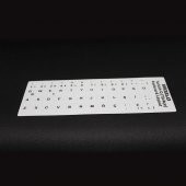 Türkçe Q Klavye Etiketi Sticker Laptop Klavye Etiketi Beyaz - 2