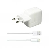 Ipad 2-3-4 Air Pro Usb Şarj Cihazı Adaptörü 12W 2.4A + Usb Kablo thumbnail 7