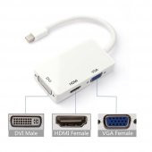 Mini Displayport To Hdmi Dvi Vga Çevirici Çoklu Giriş Dönüştürücü - 3