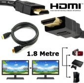 1.8M Metre Hdmi Kablo 1080P Altın Uçlu Tüm Cihazlara 100 Uyumlu - 1