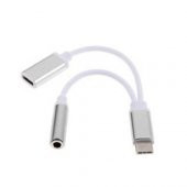 Type C To Kulaklık Çevirici 3.5Mm Aux Ses Ve Şarj Giriş 2 In 1 (456614874) - 4