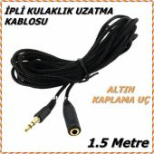 1.5M Ipli Kulaklık Uzatma Kablosu 3.5Mm Uzatma (456611001) thumbnail 2