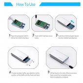 Orico Type C Msata Harici Hard Disk Kutusu Ssd Hdd Kutu - 7