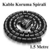 Spiral Kablo Kanalı Kablo Düzenleyici Toplayıcı Tutucu 1.5M Metre - 2