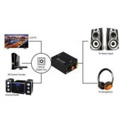 Digital To Analog Stereo Rca Optik Toslink Ses Çevirici Dönüştürücü - 5