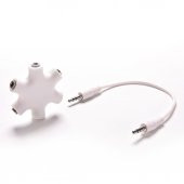 Kulaklık Çoklayıcı 5 Port 3.5Mm Çoğaltıcı Iphone Ipad Samsung Lg - 1