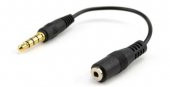 3.5Mm Kulaklık 2.5Mm Kulaklık Çıkışına Çevirici 3 Pin Altın Uç - 1