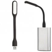 Usb Led Işık Notebook Powerbank Kamp Kitap Okuma Lambas Led Siyah - 2