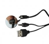 Mp3 Mp4 Player Usb Şarj ve 3.5Mm Aux Kablo Usb To 5 Pin Mini Usb - 1