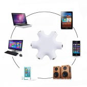 Kulaklık Çoklayıcı 5 Port 3.5Mm Çoğaltıcı Iphone Ipad Samsung Lg - 8