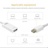 Mini Displayport Thunderbolt To Hdmi 4K Çevirici Kablo - 2
