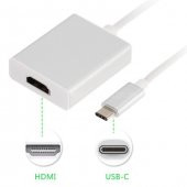 Usb 3.1 Type-C To Hdmi 4K Çevirici Dönüştürücü Adaptör - 4