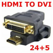 Turbosepet Hdmi Erkek Dvi Dişi Dönüştürücü Hdmi Dvi 24+5 Kablo Çevirici 347739426 - 1