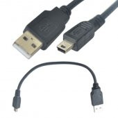Harici Harddisk Kablosu 5 Pin Mini Usb Kablo Data Kablosu 20Cm - 1