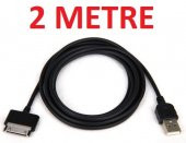 General Mobile Tablet Pc Usb Data Şarj Kablosu 2M Metre Etab 4 - 1