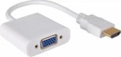 Hdmi To Vga Çevirici Adaptör Monitör Tv Projeksiyon Ekran Kablosu - 1