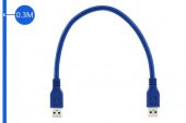 Usb 3.0 Erkek Erkek Kablo Usb 3.0 Harici Harddisk Kablo 30 Cm - 1
